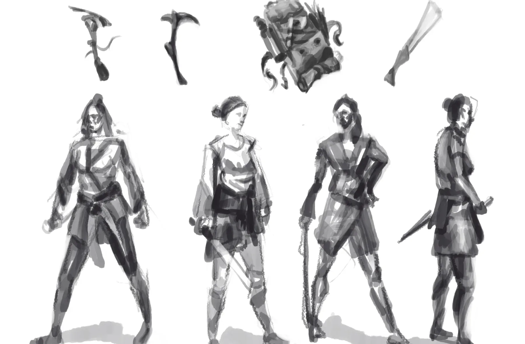 Fantasy Rogue Exploration — Concept Design by Azim Cebeci