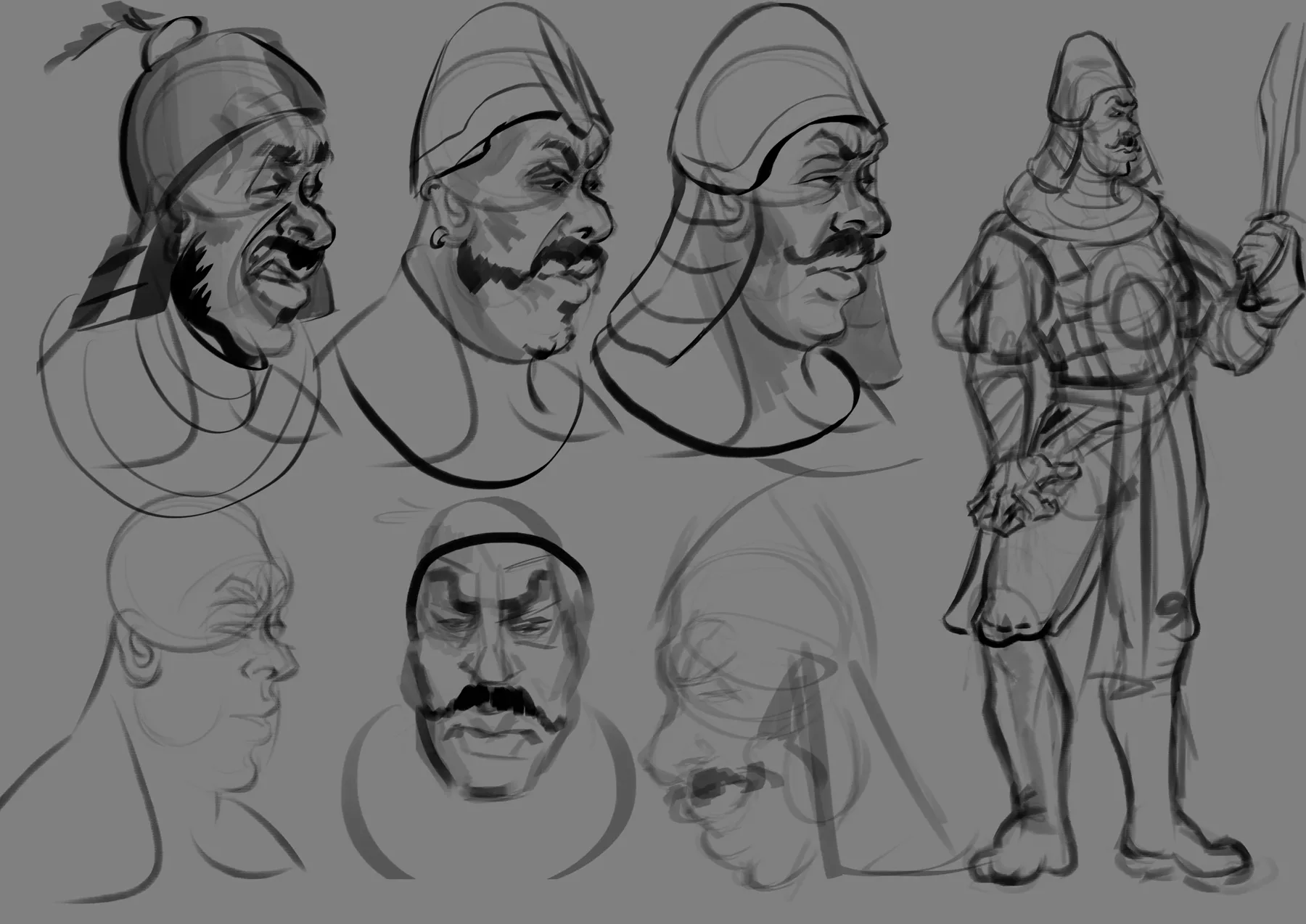 Karadural — Character Design by Azim Cebeci